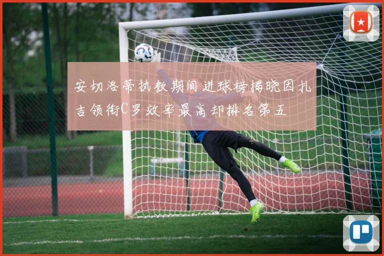 安切洛蒂执教期间进球榜揭晓因扎吉领衔C罗效率最高却排名第五
